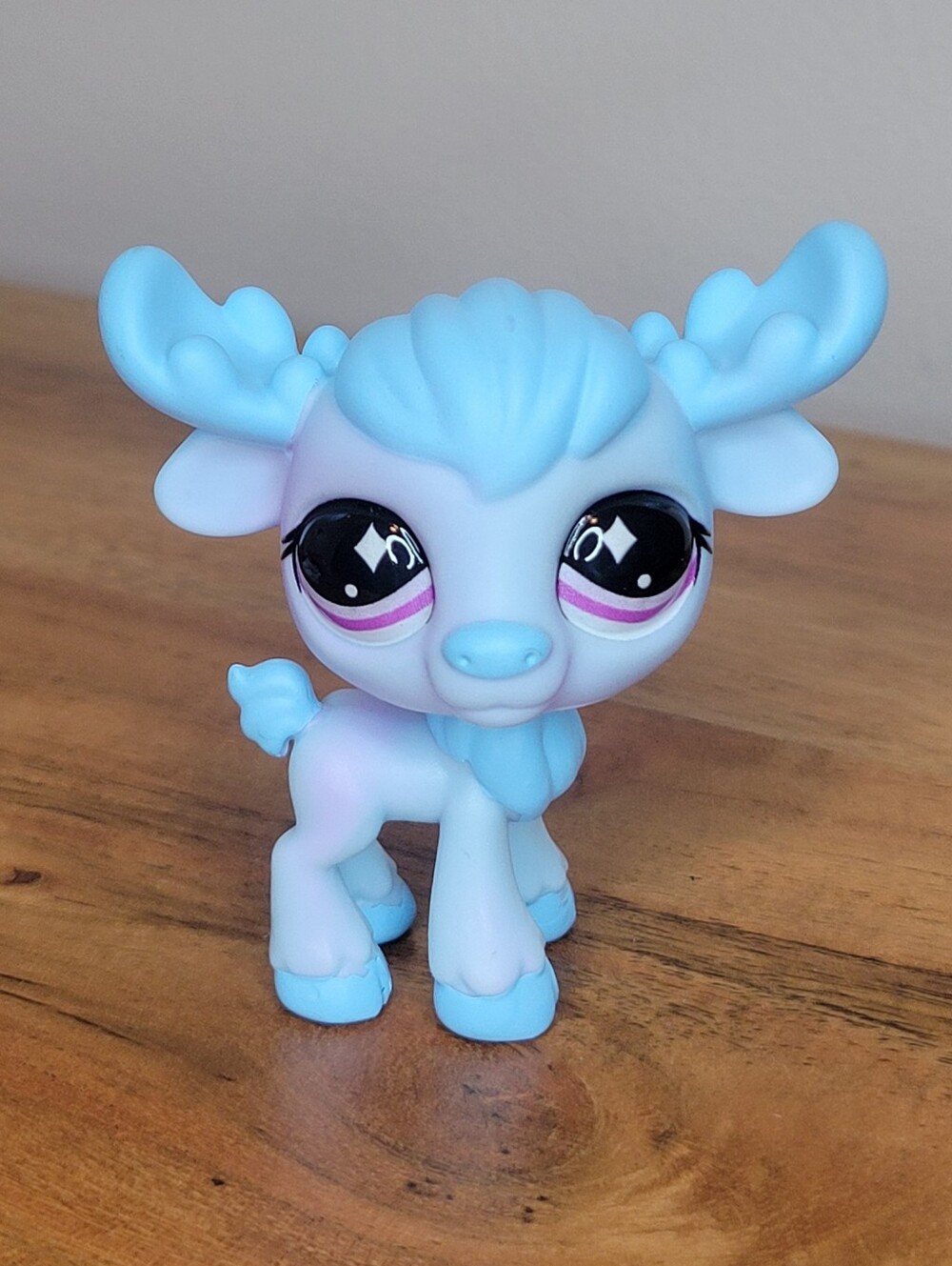 Hasbro Littlest Pet Shop x Like Nastya Stylin' Kit Blue Moose #481 Authentic LPS